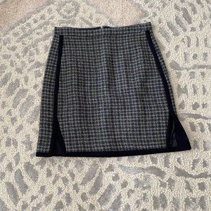J Crew Wool Plaid Pencil Skirt